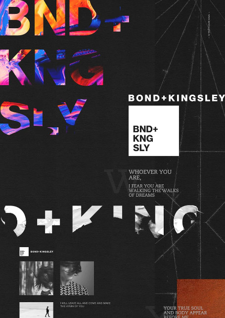 Bond + Kingsley branding by Ian Douglas 