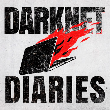 Darknet Diaries podcast logo design by odibagas