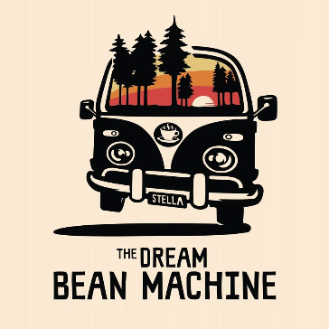 The Dream Bean Machine logo design by Dudeowl 