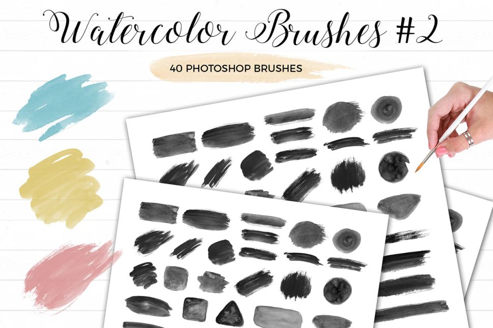 Watercolour brushes