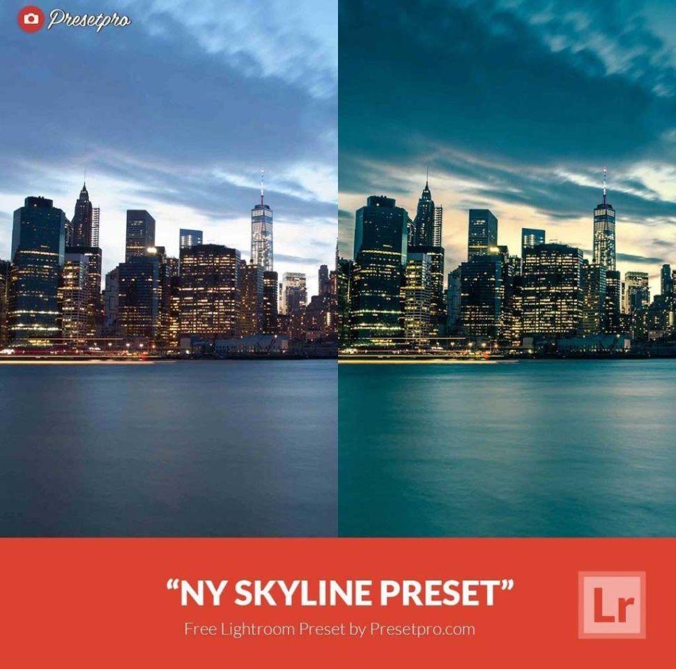 Free Lightroom presets NY skyline