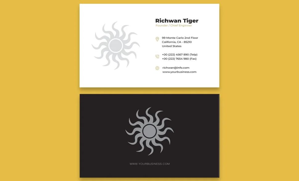 Individual Business Card template