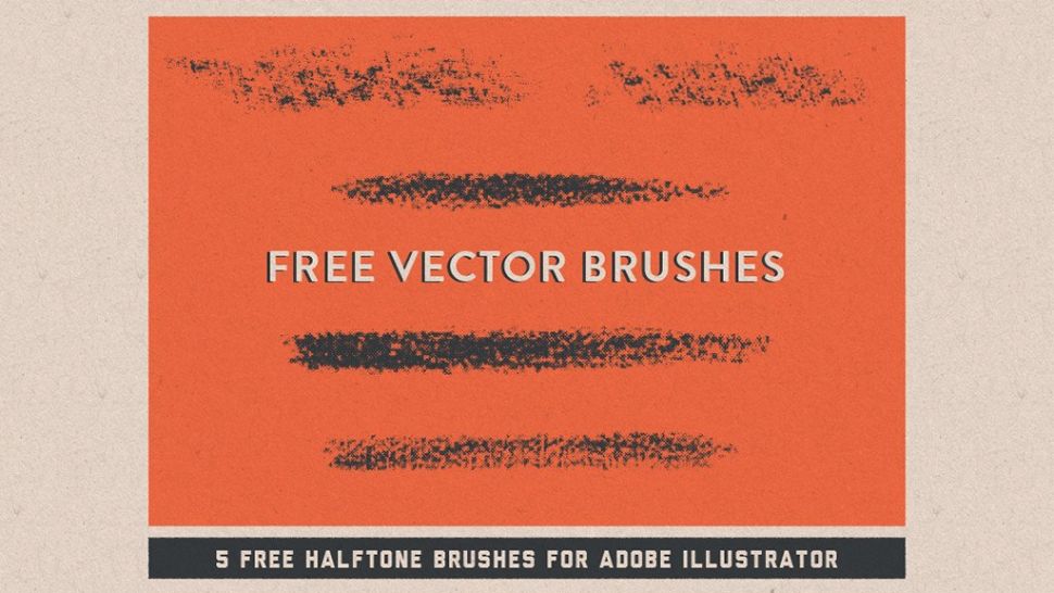 Free halftone vector brushes