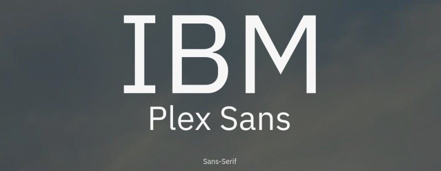 فونت IBM Plex Sans